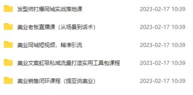 图片[2]-5套·美业短视频运营课从场景到话术·精准引流·吸金文案工具·销售闭环等-网赚网