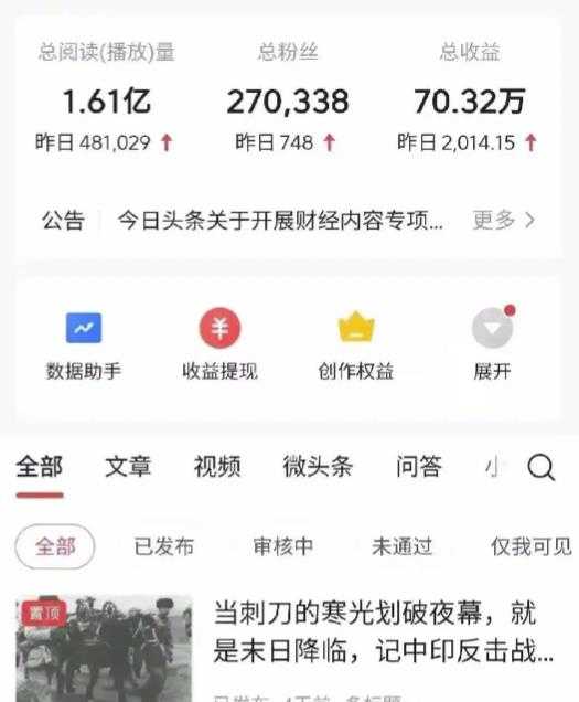 图片[2]-2022年最新中视频变现最稳最长期的项目，一个账号月入几万很简单-网赚网