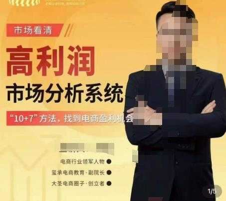 图片[1]-市场看清·高利润市场分析系统-10+7找到电商盈利机会-网赚网