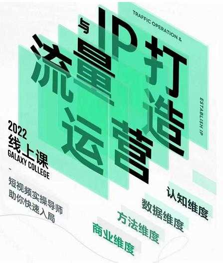 图片[1]-大蓝流量运营&个人ip打造课，短视频带货/爆款文案/流量运营/直播入门/镜头变现/流量商业-网赚网