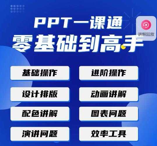 PPT·一课通·0基础到高手：通俗易懂快速掌握PPT的各种应用场合-网赚网